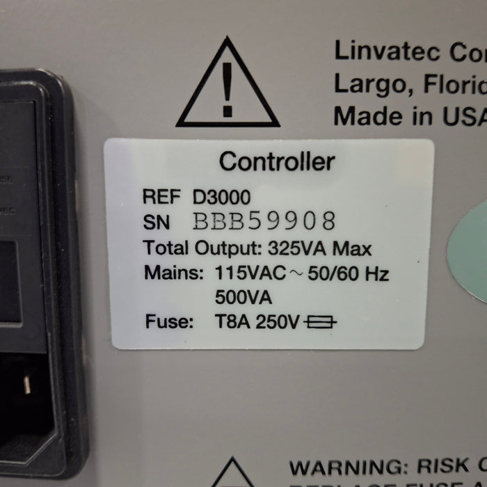 Linvatec Linvatec D3000 Advantage Shaver Console Surgical Equipment reLink Medical