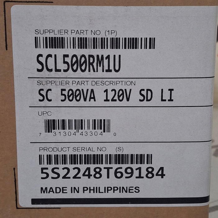 APC APC SCL500RM1U Smart UPS Computers Tablets & Networking reLink Medical