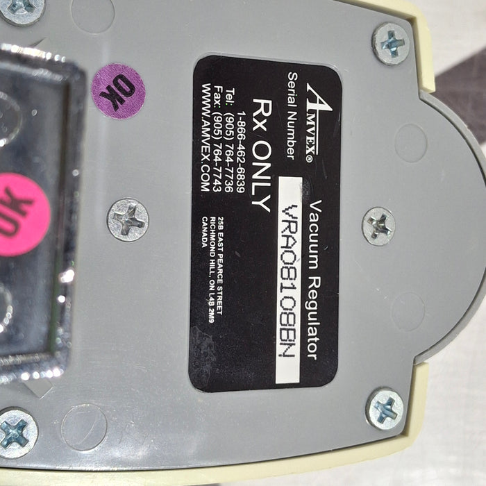 Amvex Amvex Vacuum Regulator Respiratory reLink Medical