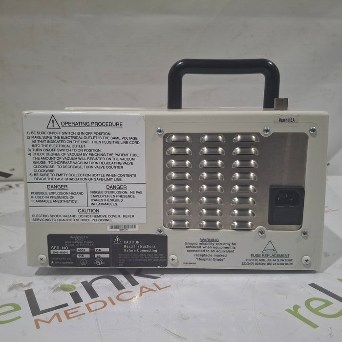 Gomco Gomco 4005 Pump Surgical Equipment reLink Medical