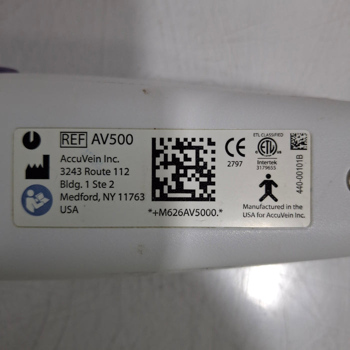 AccuVein AccuVein AV500 UV Light Vein Finder Surgical Equipment reLink Medical