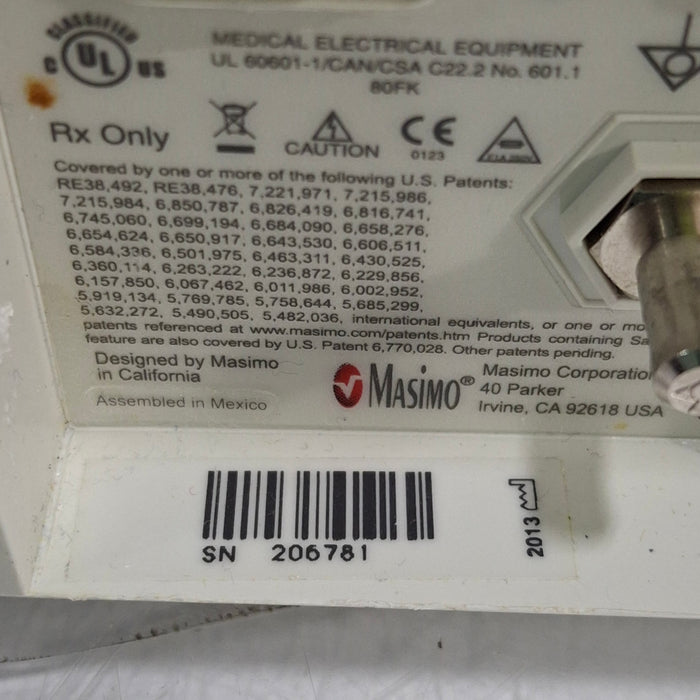 Masimo Masimo RDS 1 Pulse Oximeter Base Patient Monitors reLink Medical