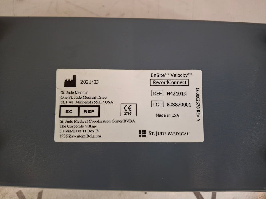 St. Jude Medical, Inc. Ensite Velocity EP-WorkMate RecordConnect Accessory