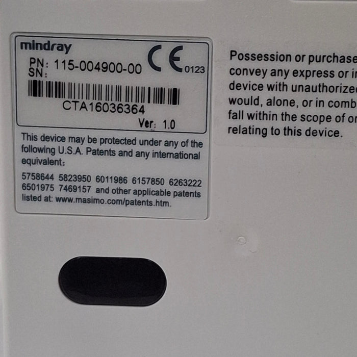 Mindray MPM w/Masimo Module for DPM6/7