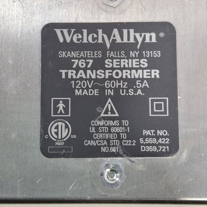 Welch Allyn 767 Series Transformer without Heads