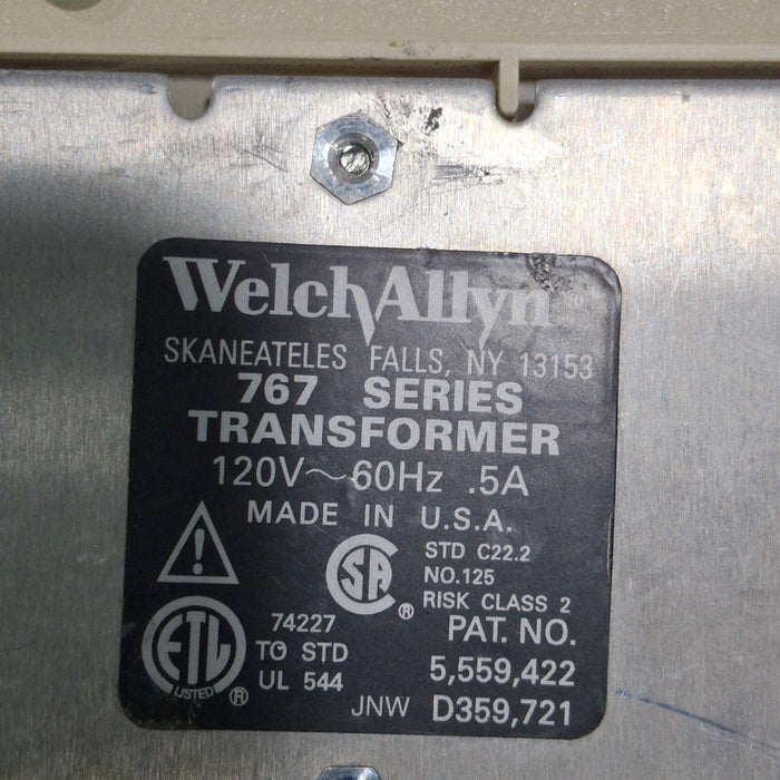 Welch Allyn 767 Series Transformer without Heads