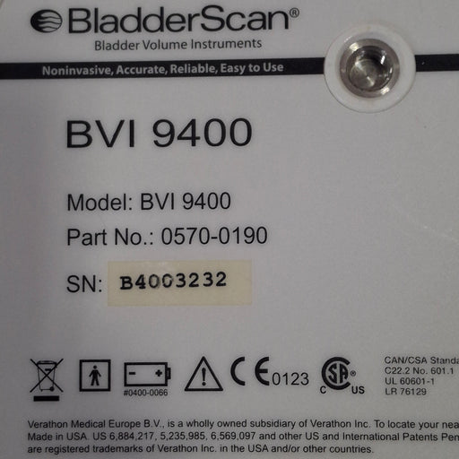 Verathon Medical, Inc Verathon Medical, Inc BVI 9400 Bladderscan Surgical Equipment reLink Medical