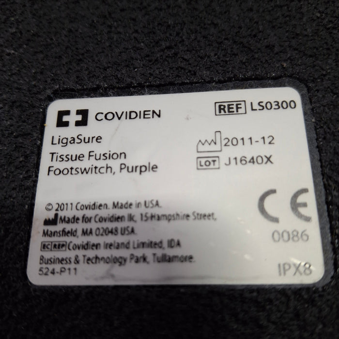 Valleylab Valleylab Ligasure LS0300 Purple Foot Pedal Electrosurgical Units reLink Medical