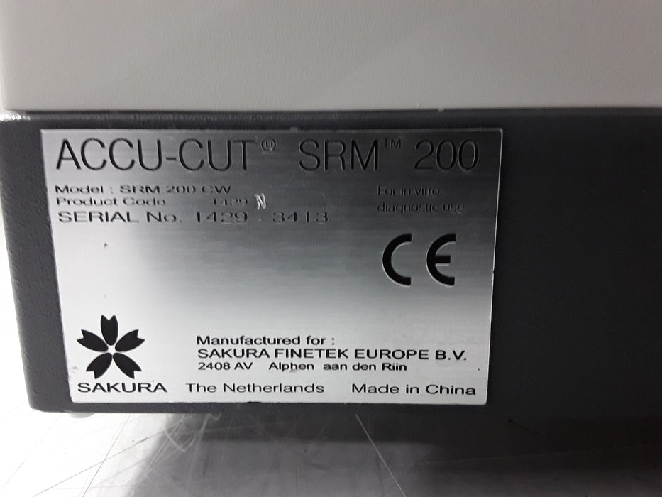 SAKURA SAKURA Accu-Cut SRM Rotary Microtome Histology and Pathology reLink Medical