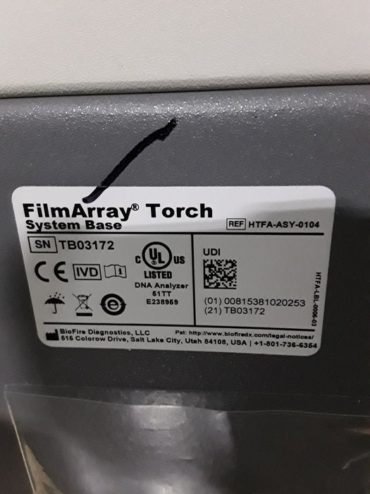 BioMerieux Biofire FilmArray Torch PCR System