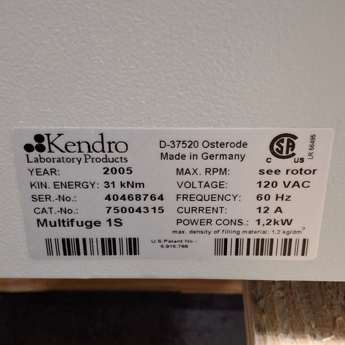 Thermo Shandon Thermo Shandon Multifuge 1S Bench Top Centrifuge Centrifuges reLink Medical