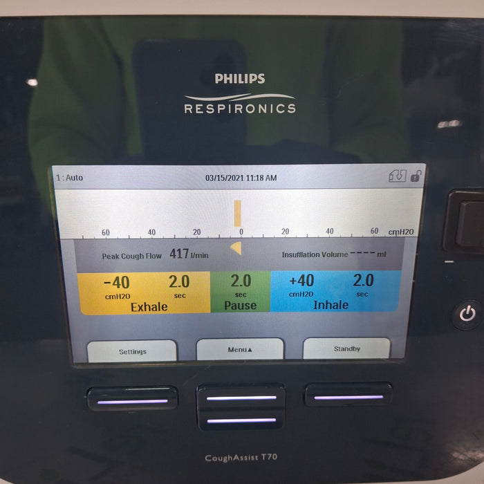 Respironics Respironics Cough Assist T70 Airway Clearance Device Respiratory reLink Medical