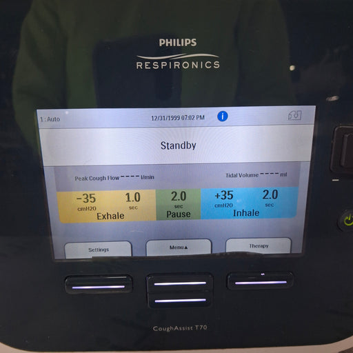 Respironics Respironics Cough Assist T70 Airway Clearance Device Respiratory reLink Medical