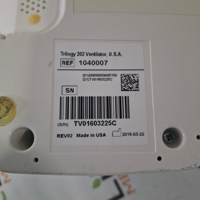 Respironics Respironics Trilogy 202 Ventilator Respiratory reLink Medical