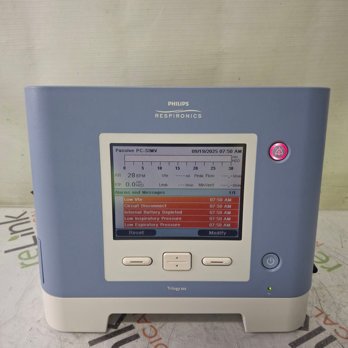 Respironics Trilogy 202 Ventilator