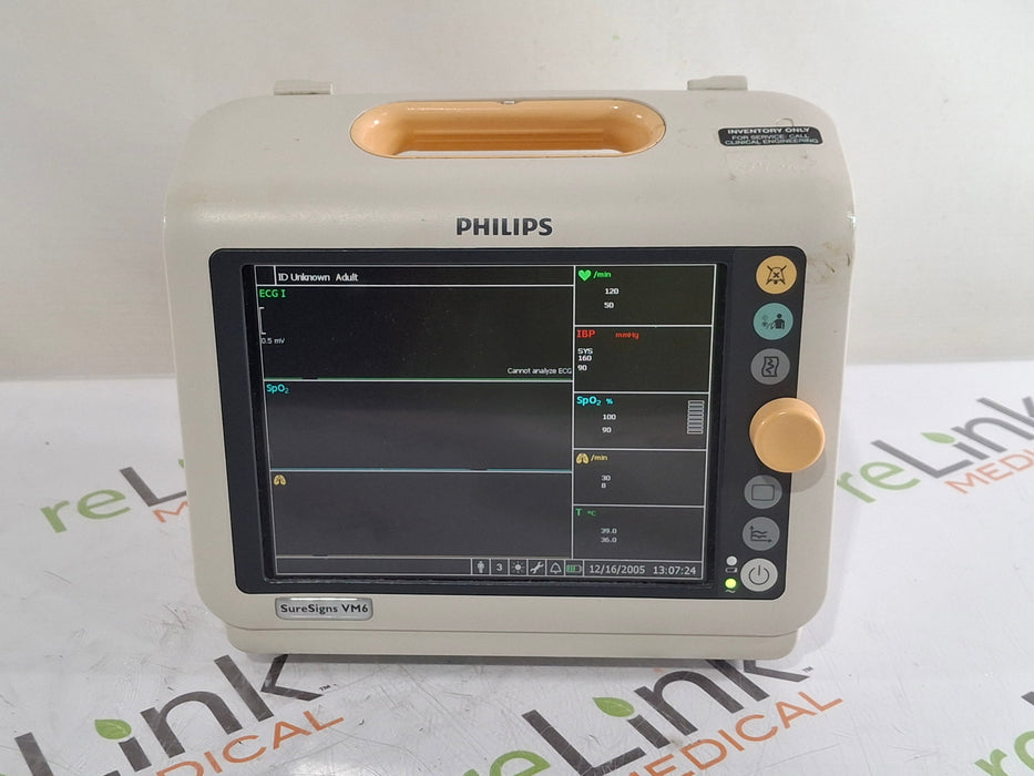 Philips SureSigns VM6 Vital Signs Monitor