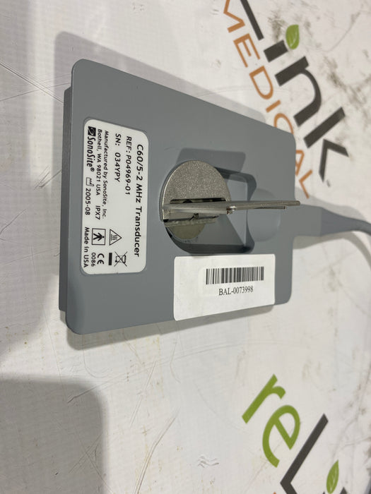 Sonosite Sonosite C60/5-2 MHz Curved Array Transducer Ultrasound Probes reLink Medical