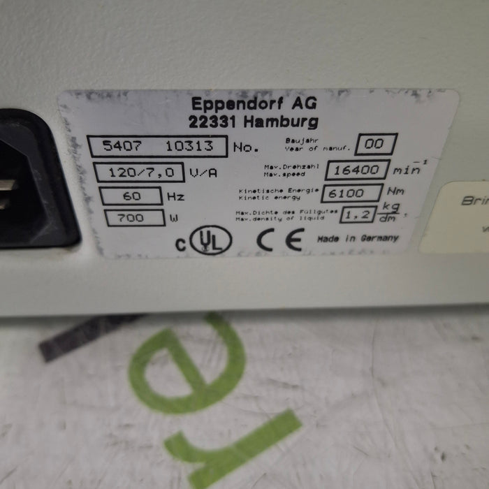Eppendorf 5417R Centrifuge