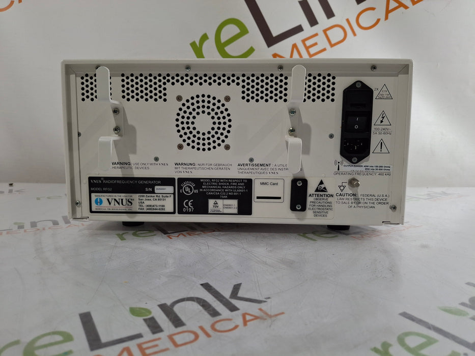 Medtronic VNUS RFG2 Radiofrequency Generator