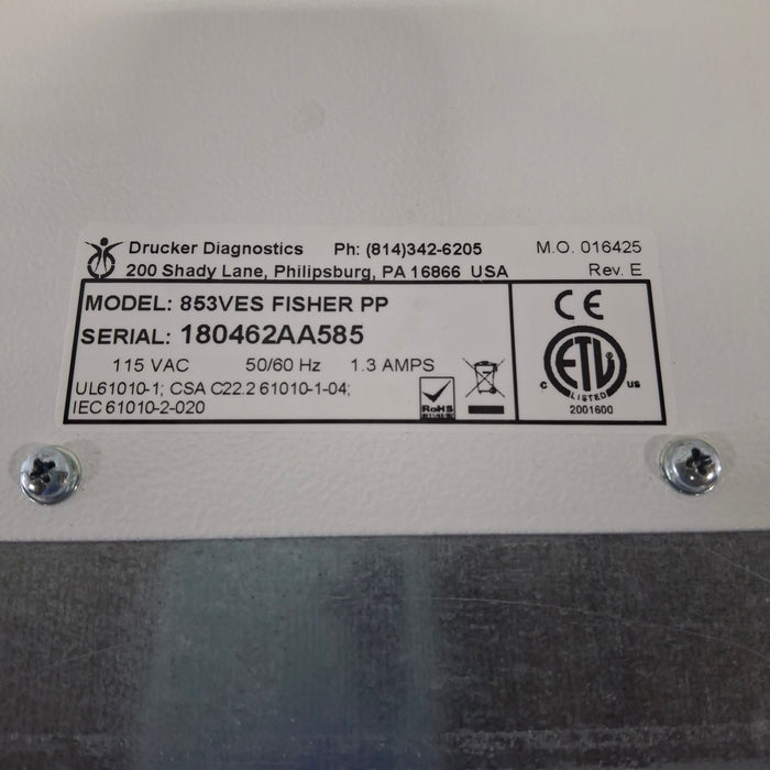 Drucker Diagnostics Drucker Diagnostics 853VES Plasmafuge-12 Centrifuges reLink Medical