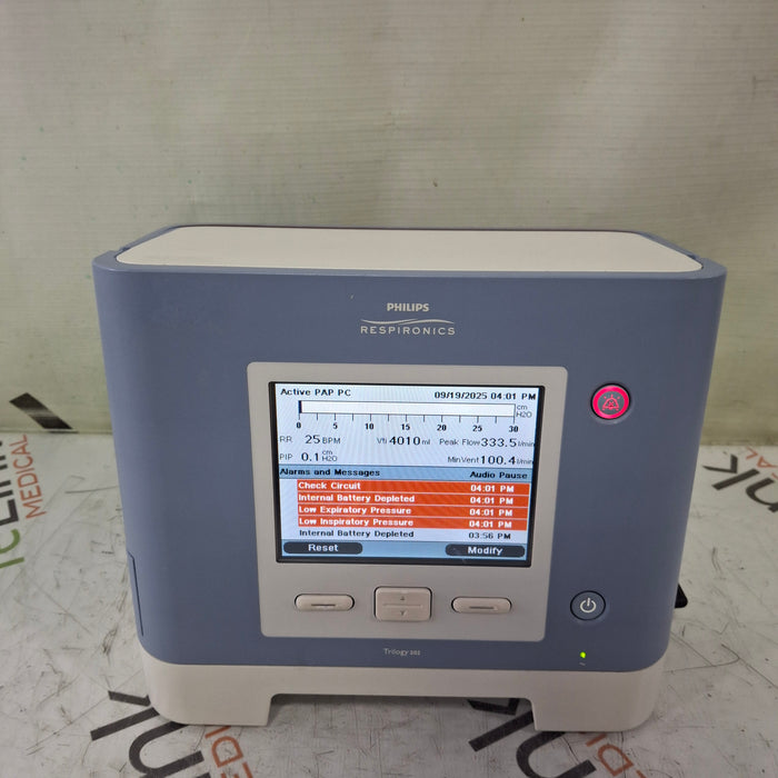 Respironics Trilogy 202 Ventilator