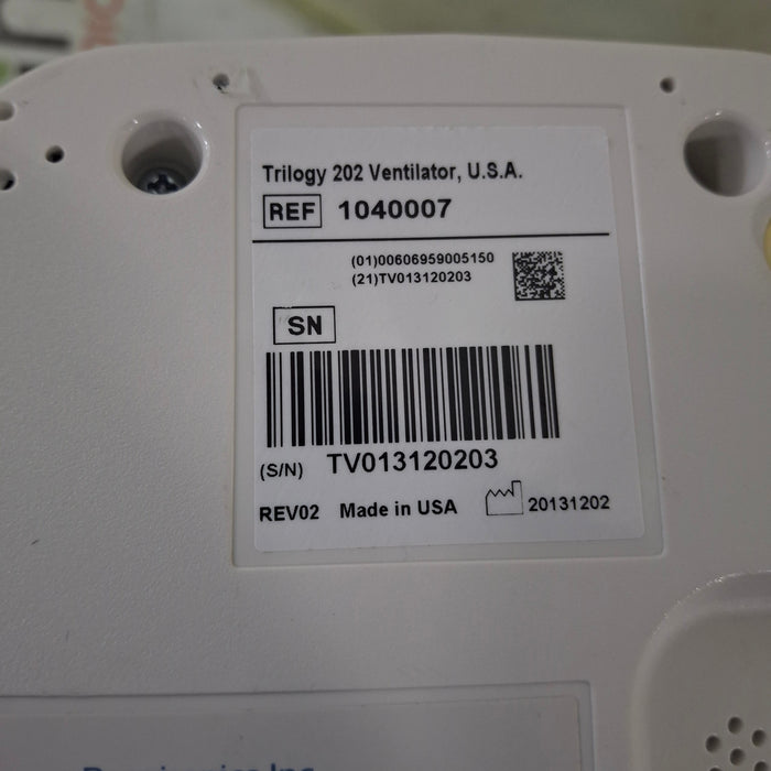 Respironics Respironics Trilogy 202 Ventilator Respiratory reLink Medical