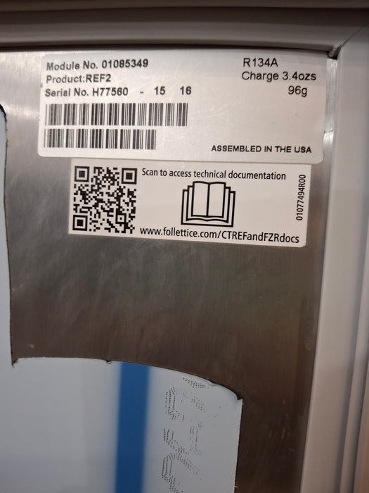 Follett Corp REF2 Medical Grade Counter Top Refridgerator