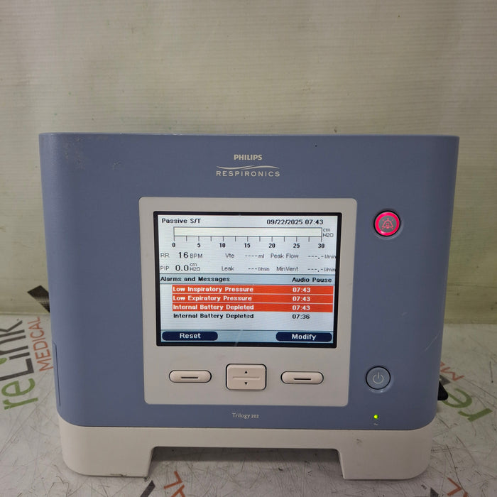 Respironics Trilogy 202 Ventilator