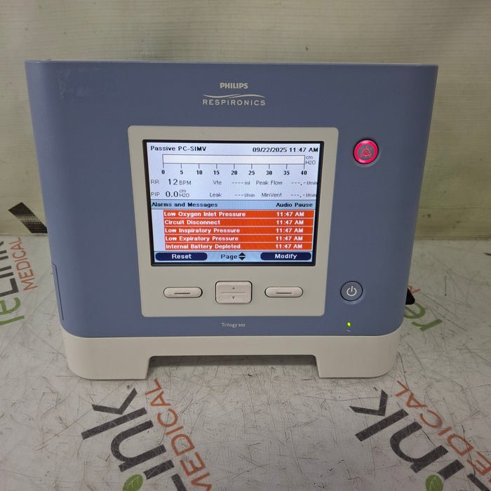 Respironics Trilogy 202 Ventilator