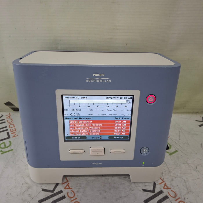 Respironics Trilogy 202 Ventilator