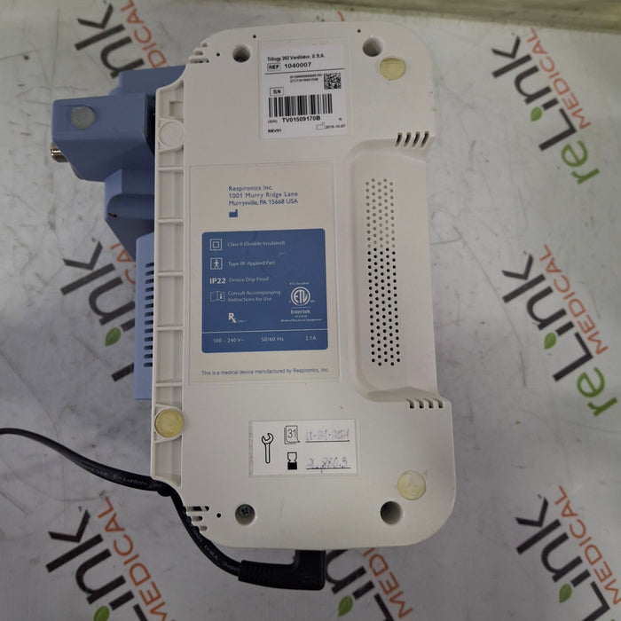 Respironics Trilogy 202 Ventilator