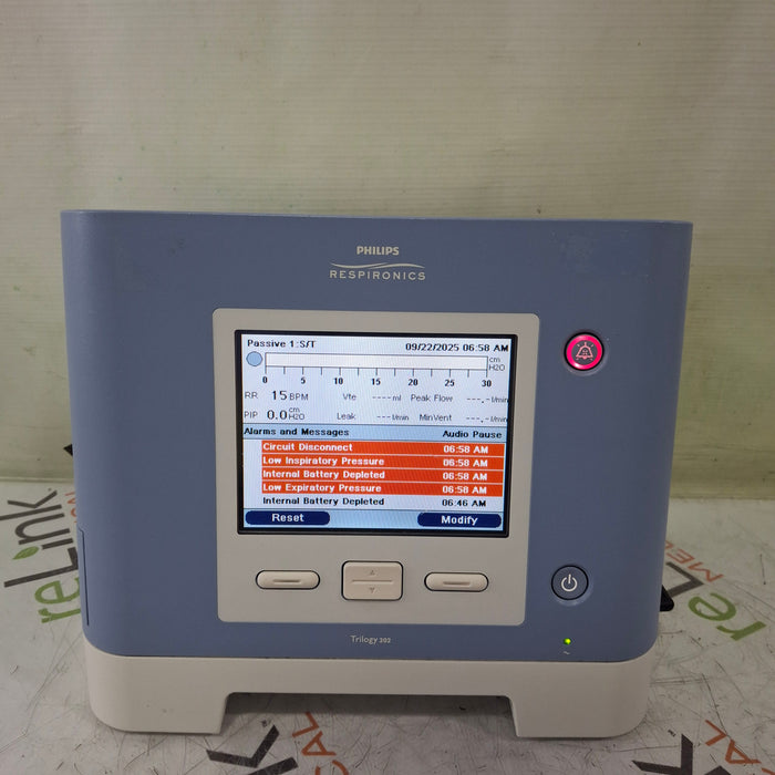 Respironics Trilogy 202 Ventilator