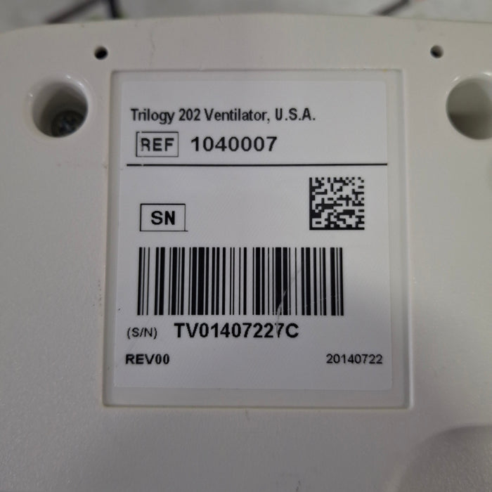 Respironics Trilogy 202 Ventilator