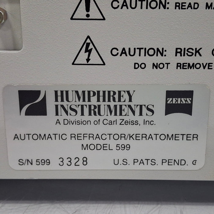 Carl Zeiss Humphrey 599 Automatic Refractor