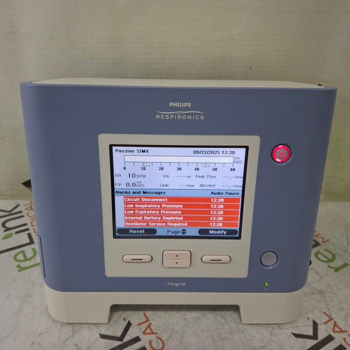 Respironics Trilogy 202 Ventilator