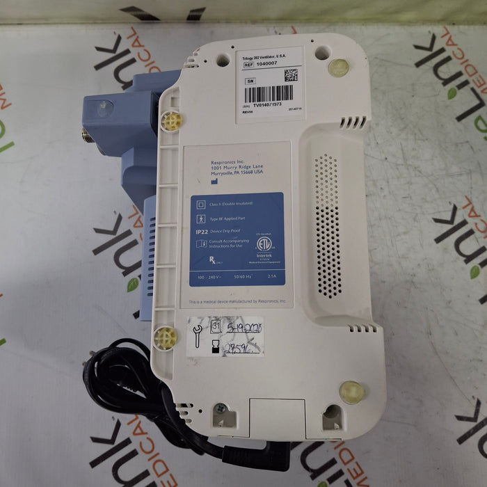 Respironics Trilogy 202 Ventilator
