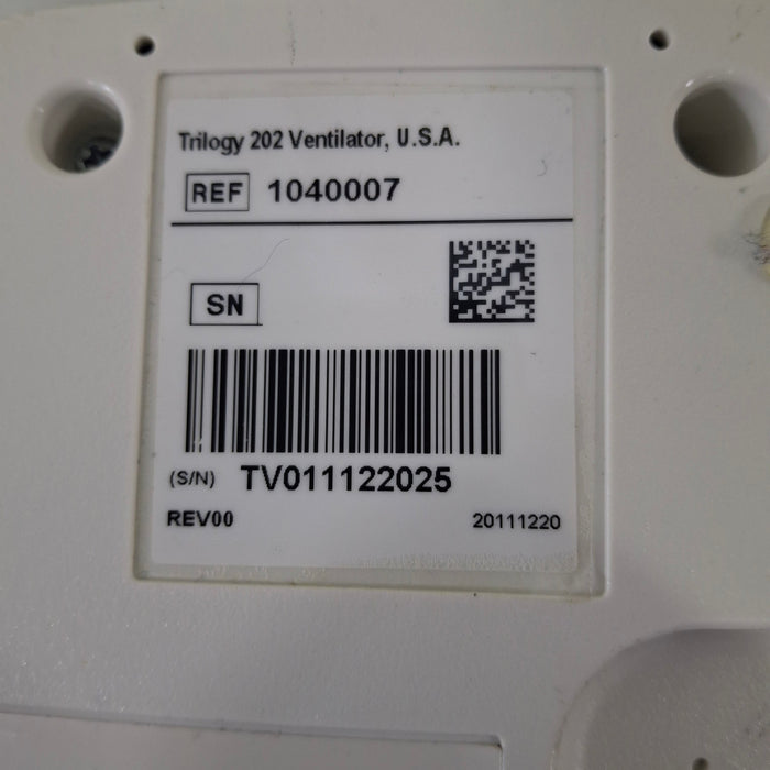 Respironics Trilogy 202 Ventilator
