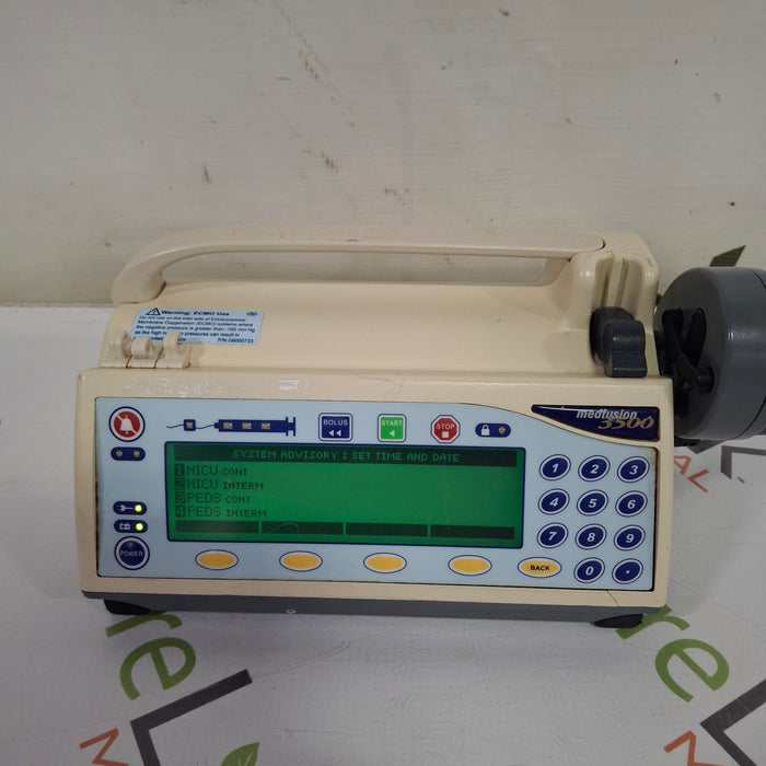 Smiths Medical Medfusion 3500 Version 4 Syringe Infusion Pump