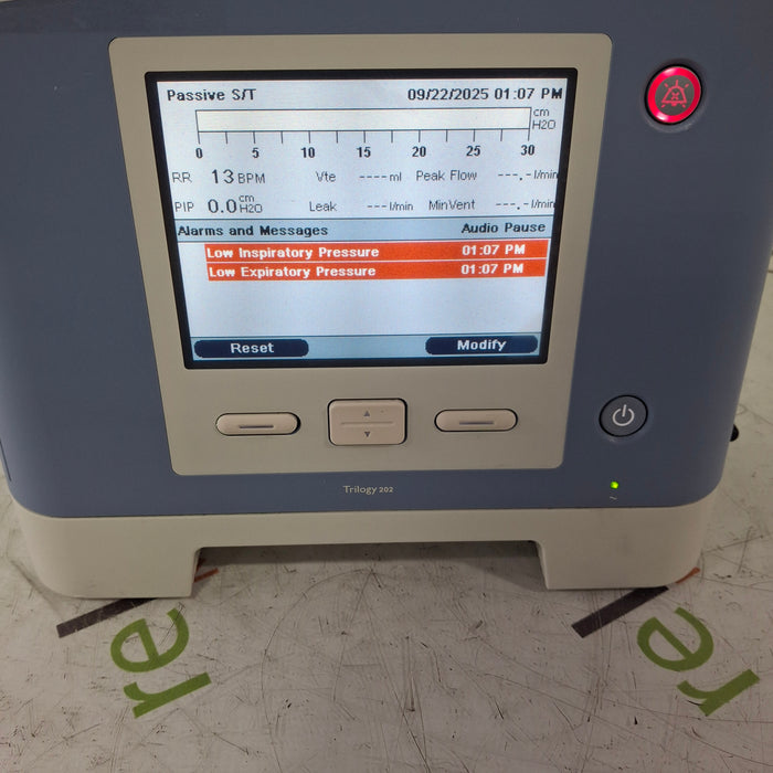 Respironics Trilogy 202 Ventilator