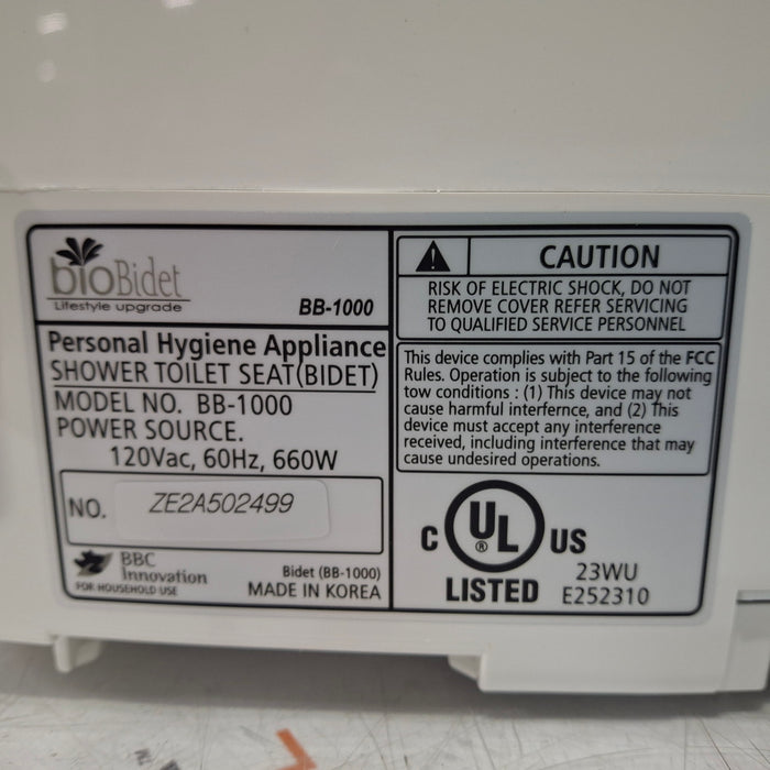 Bemis Bemis BioBidet BB-1000 Bidet Toilet Seat Medical Furniture reLink Medical