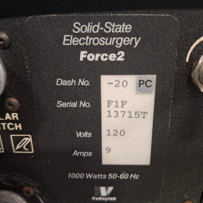 Valleylab Valleylab Force 2 Electrosurgical Unit Electrosurgical Units reLink Medical