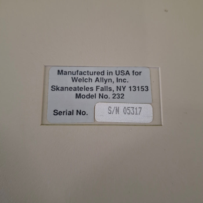 Welch Allyn AM232 Manual Audiometer