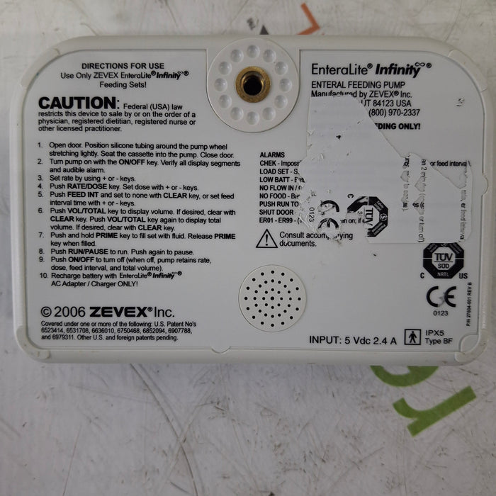 Moog Medical Moog Medical Enteralite Infinity Enteral Feeding Pump Infusion Pump reLink Medical
