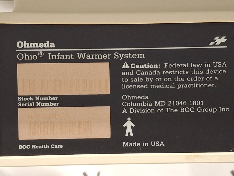 Ohmeda Medical Ohmeda Medical Panda 3300 Infant Warmer Infant Warmers and Incubators reLink Medical