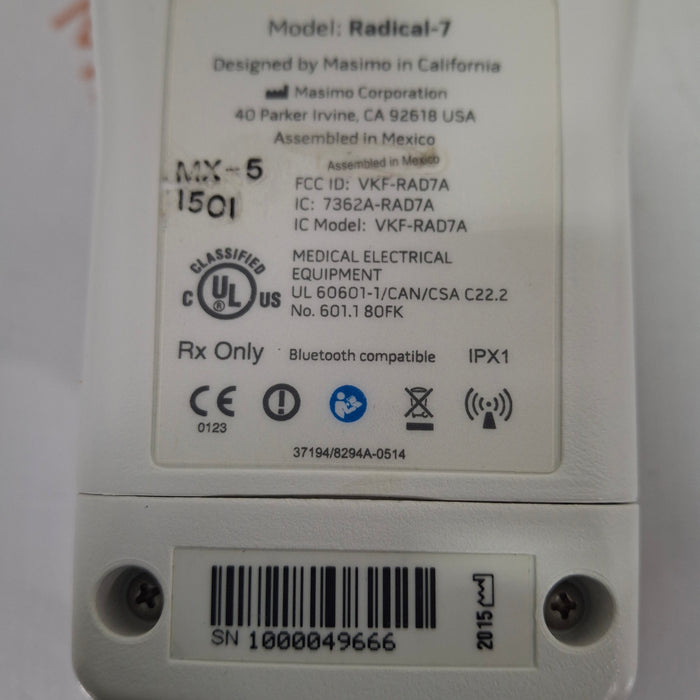 Masimo Masimo Radical 7 Pulse Oximeter w/ Base Patient Monitors reLink Medical
