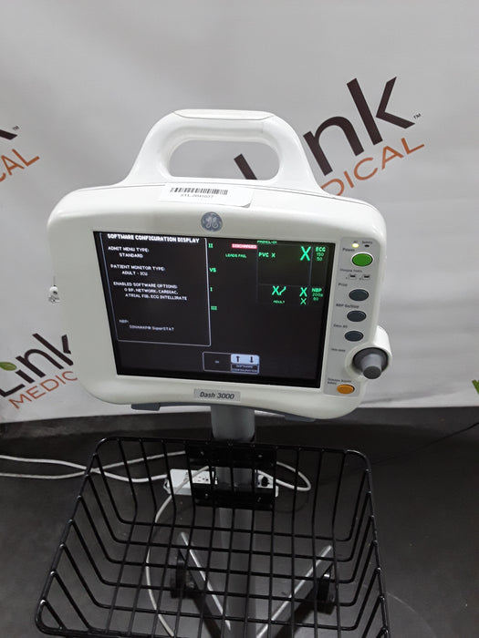 GE Healthcare Dash 3000 - GE/Nellcor SpO2 Patient Monitor