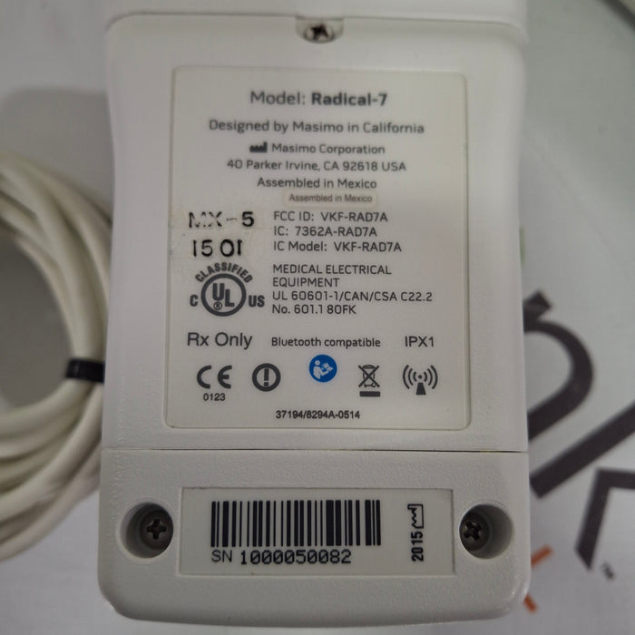 Masimo Masimo Radical 7 Pulse Oximeter w/ Base Patient Monitors reLink Medical
