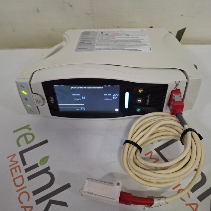 Masimo Masimo Radical 7 Pulse Oximeter w/ Base Patient Monitors reLink Medical