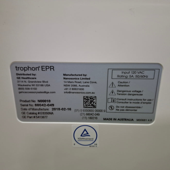 NanoSonics NanoSonics Trophon EPR High Level Disinfection Ultrasound reLink Medical