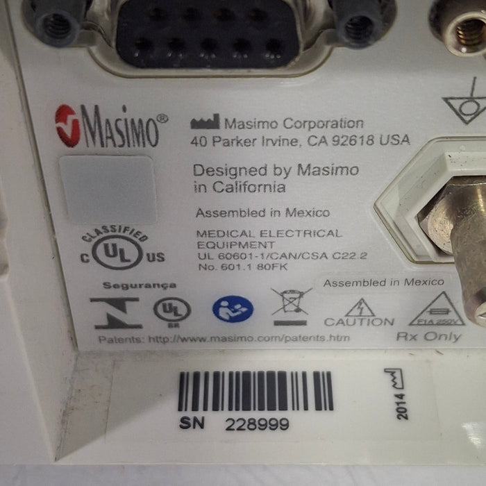 Masimo Masimo Radical 7 Pulse Oximeter w/ Base Patient Monitors reLink Medical